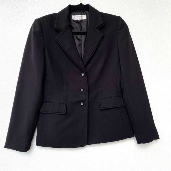 Tahari Arthur S Levine Women Three Button Blazer J - Picture 1 of 7